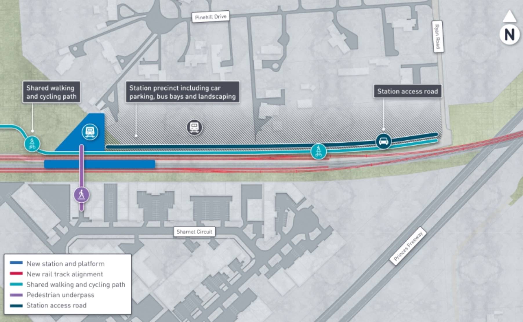 Pakenham East Station Precinct – Layout and Concept Images